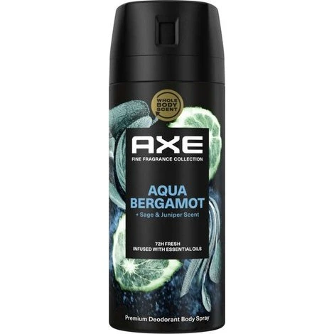 AXE Aqua Bergamot Déodorant Homme 150ml 72h