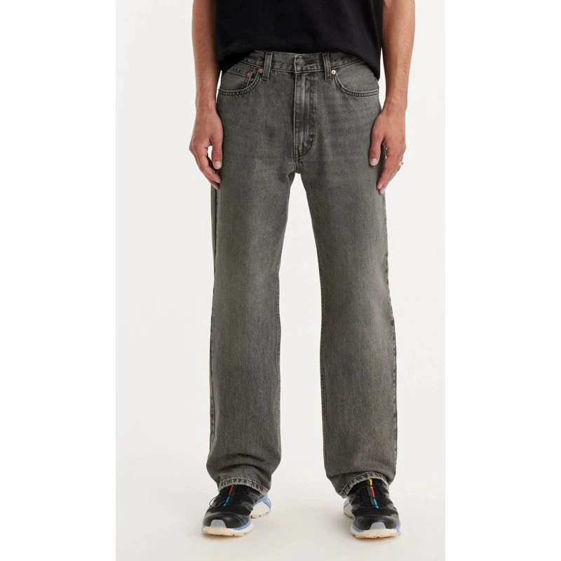Levi's Jeans Homme Coupe Droite Ample Gris Anthracite
