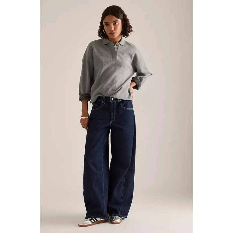 LEVI'S Super Baggy Barrel Jean Amples Indigo Foncé