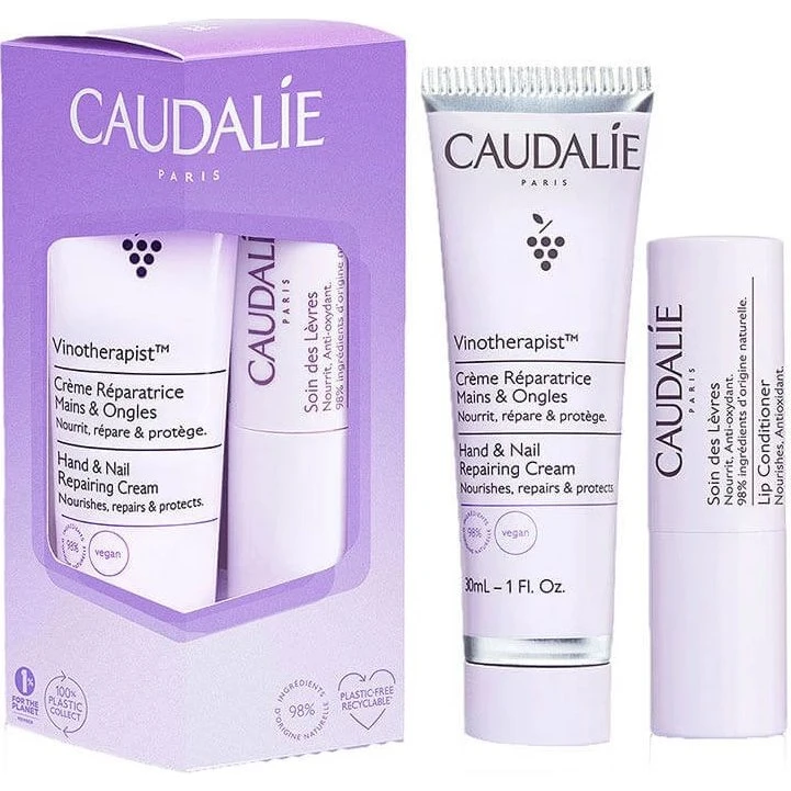 Caudalie Vinotherapist Duo Crème Mains et Soin des Lèvres