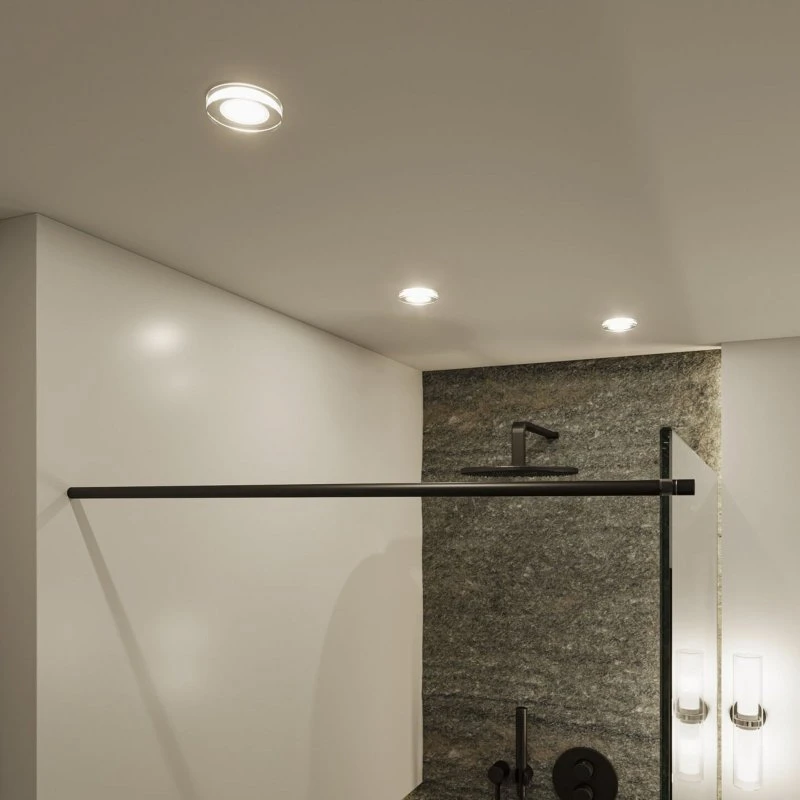 Paulmann Luena Plafonnier Encastré IP65 Blanc GU10