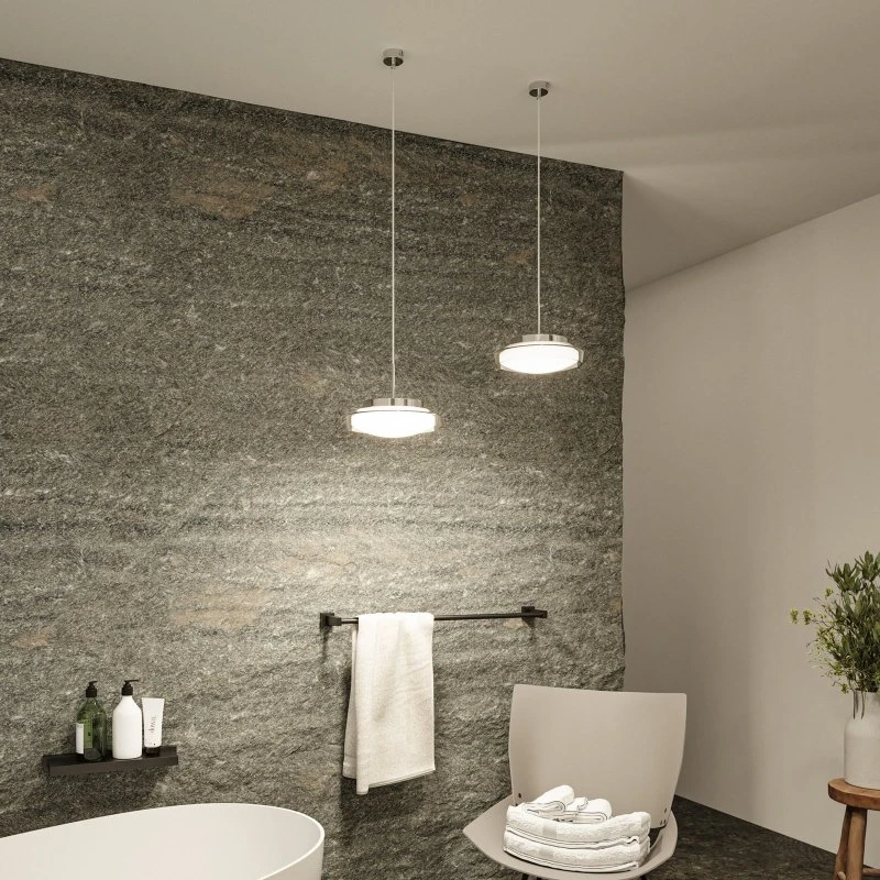 Paulmann Luena Suspension LED IP44 Chrome/Clear Ø25 cm