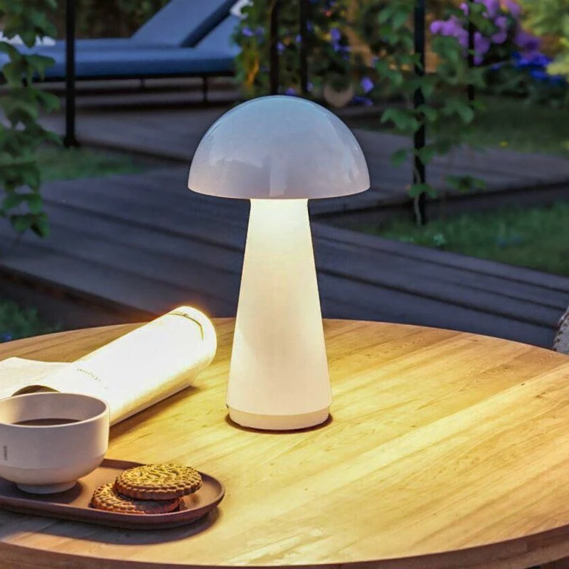 Paulmann Onzo Lampe de Table LED Rechargeable Blanche IP44