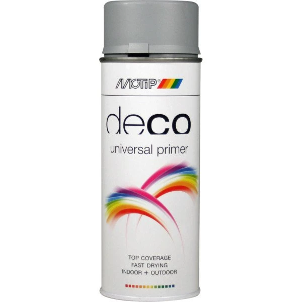 Motip DECO Apprêt Spray Gris 400 ml