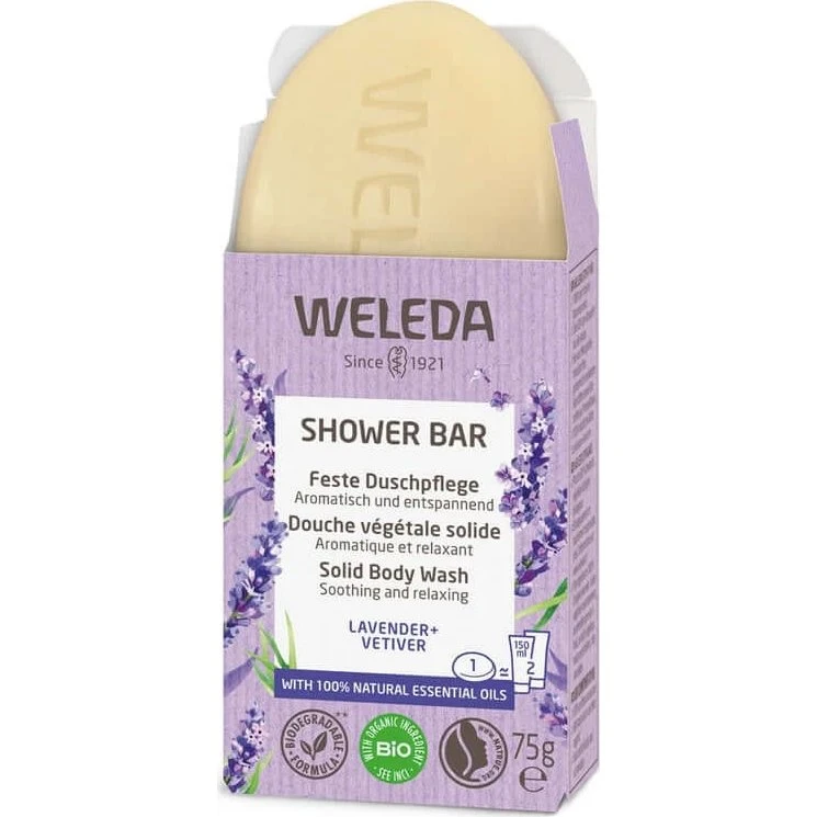 Weleda Soin Douche Solide Lavande + Vétiver 75 g