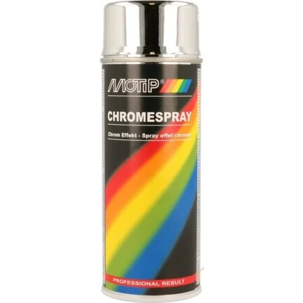 Motip Chrome Spray 400ml - Peinture Chromée Acrylique