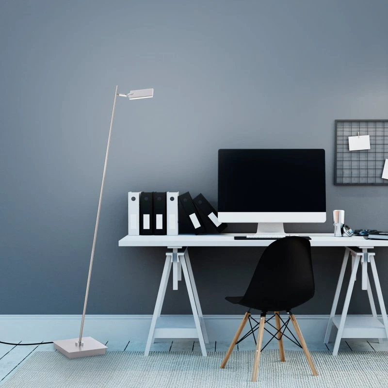 Lampadaire LED PURE Mira, Couleur Diamant, CCT, Télécommande