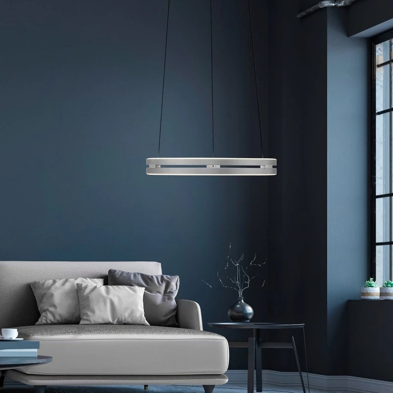 Paul Neuhaus PURE E-Loop Suspension LED - Couleur Pierre - Ø 50 cm