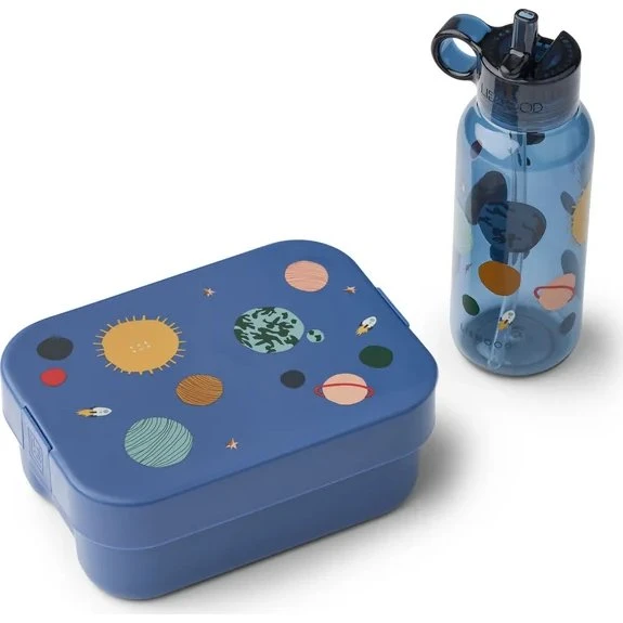 Liewood Set Lunchbox Chelsey 500 ml Universe Classic Navy