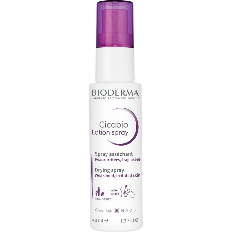 Bioderma Cicabio Lotion Spray pour plaies humides, 40 ml