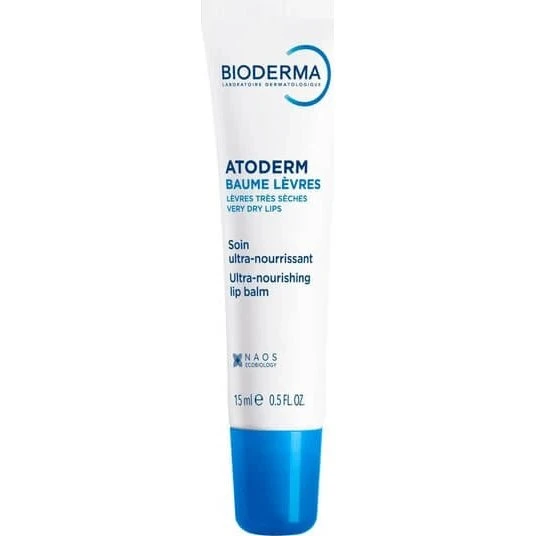 Bioderma Atoderm Levres - Baume Nourrissant et Régénérant 15 ml