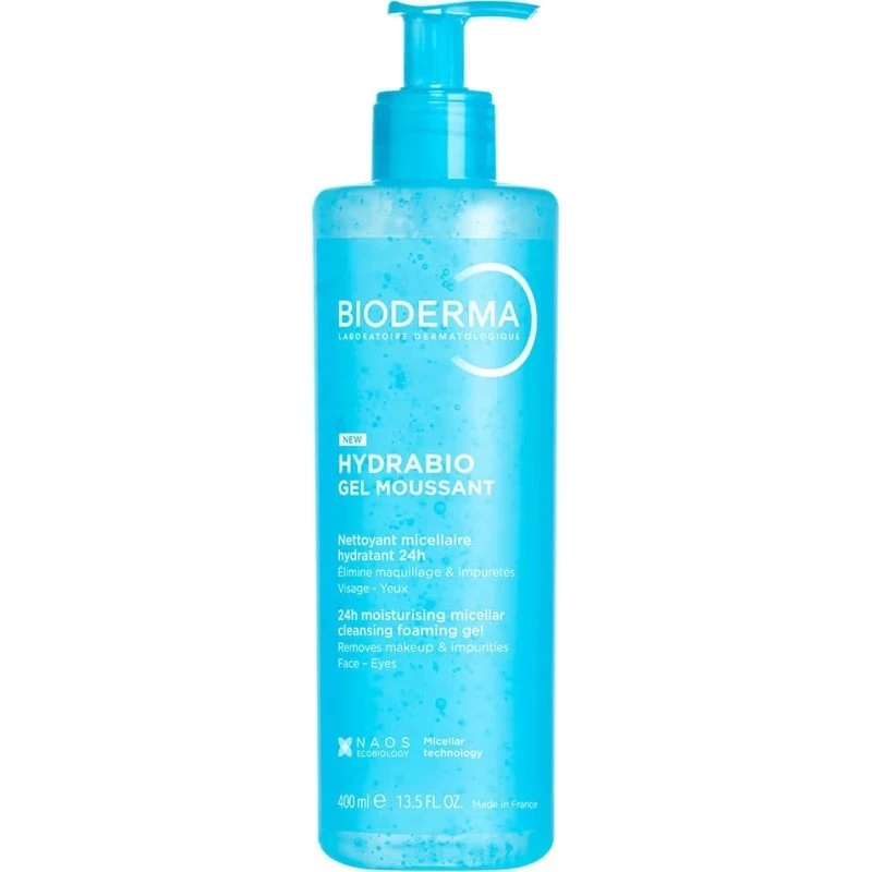 Bioderma Hydrabio Gel Moussant Nettoyant Micellaire 400ml