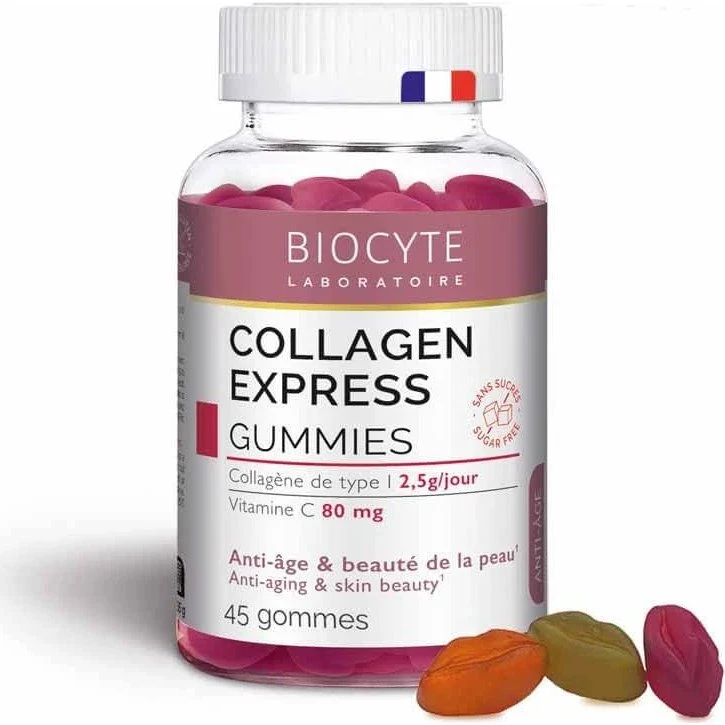 Biocyte Collagen Express Anti-âge Gummies - 45 Gommes
