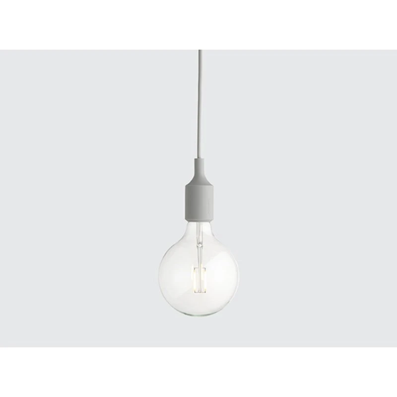 Suspension Muuto E27 Gris Clair