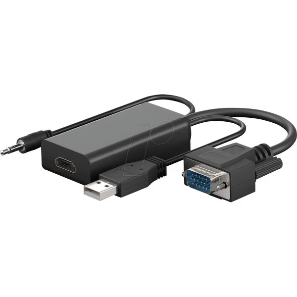 Goobay VGA/HDMI Adaptateur USB 2.0