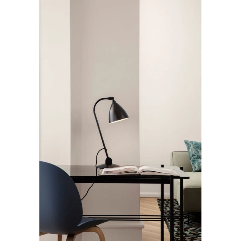 Gubi Lampe à poser Bestlite BL2 noire, Ø 16 cm