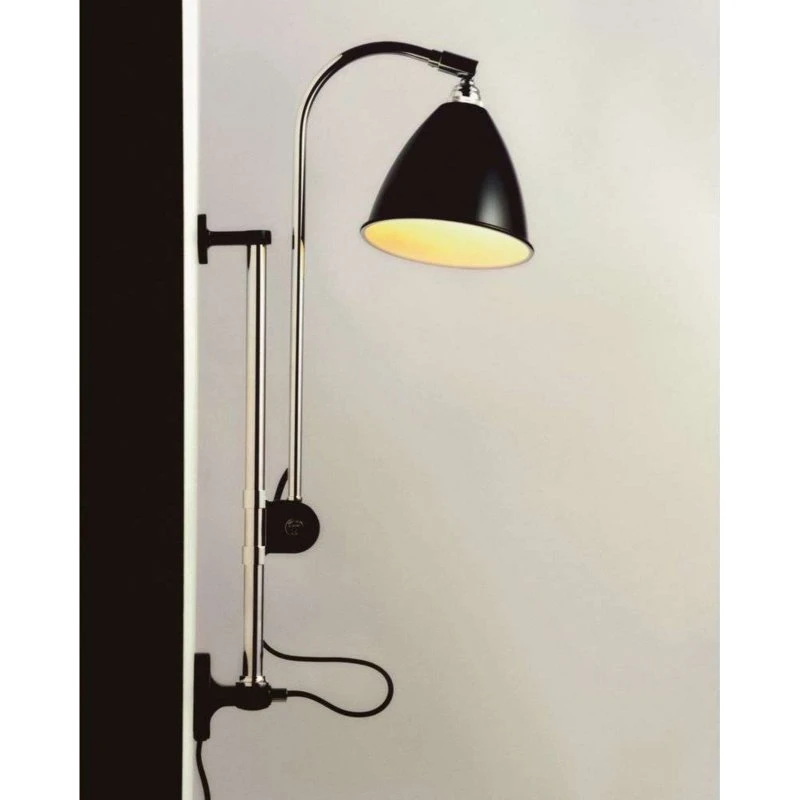 Gubi Applique murale Bestlite BL5 Noir et Porcelaine - Ø 16 cm