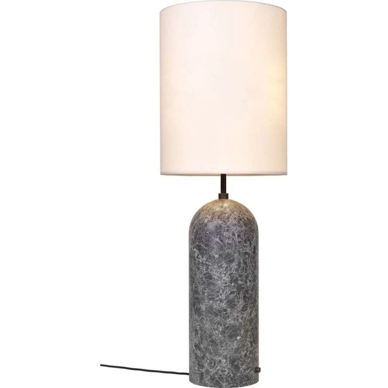GUBI Lampadaire Gravity XL Marbre Gris et Blanc
