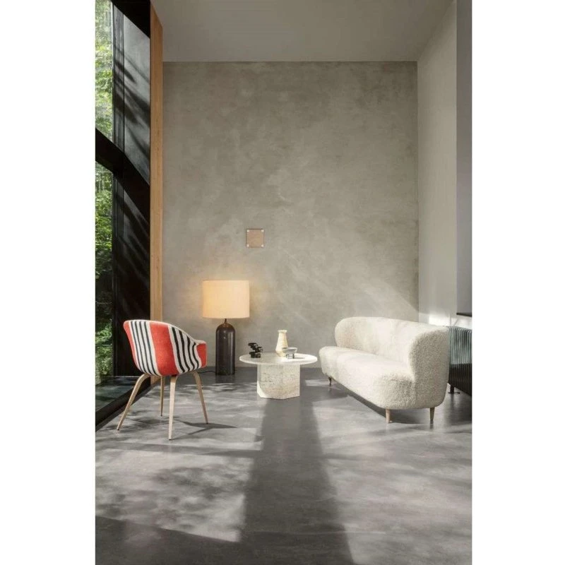 GUBI Lampadaire Gravity XL Noir et Blanc - Marbre