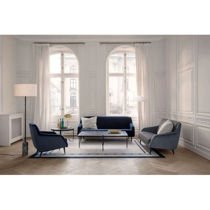 GUBI Lampadaire Gravity Marbre Blanc