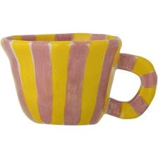 Bloomingville Tasse Mini Nini en Grès, 110 ml, Rose-Jaune