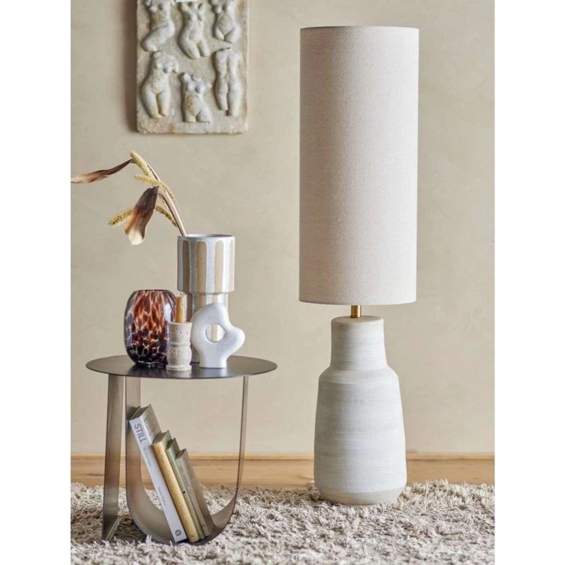 Bloomingville Lampadaire Linetta Blanc - 113 cm