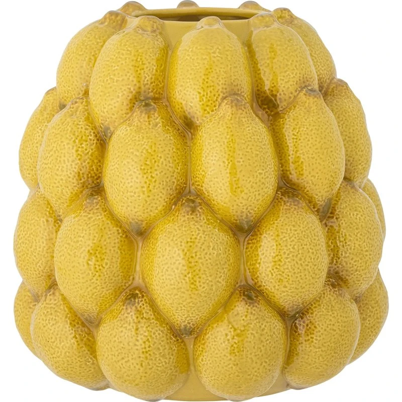 Bloomingville Limone Vase Jaune Ø22 cm