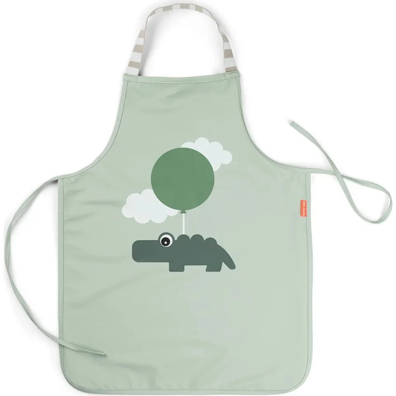 Done by Deer Tablier Imperméable Happy Clouds Vert