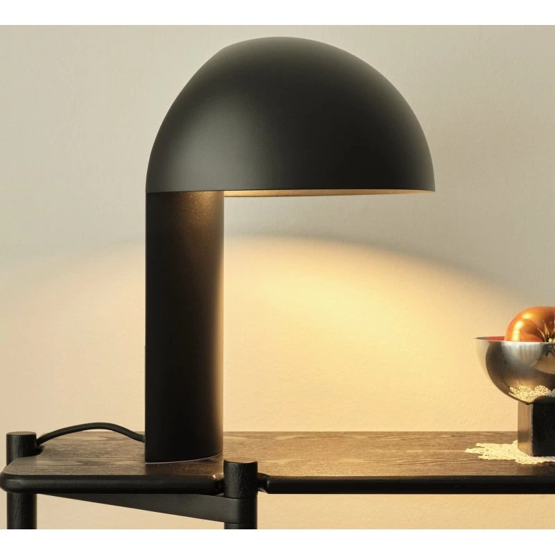 GEJST Lampe de table Leery Noire - Acier - 40 cm