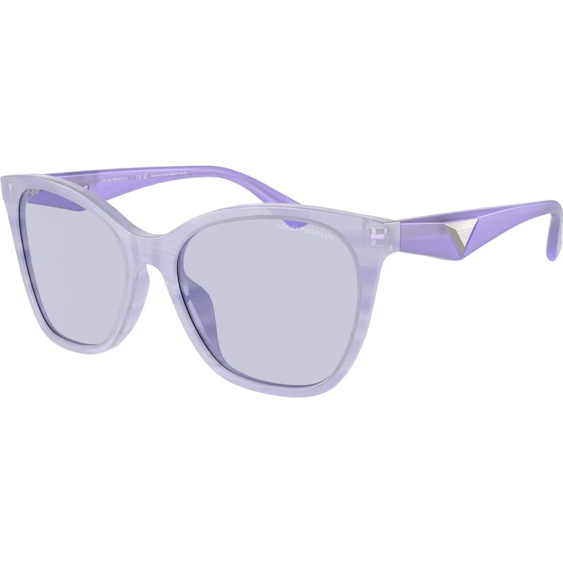 Emporio Armani EA4222U 61131A Lunettes de Soleil Papillon Violette