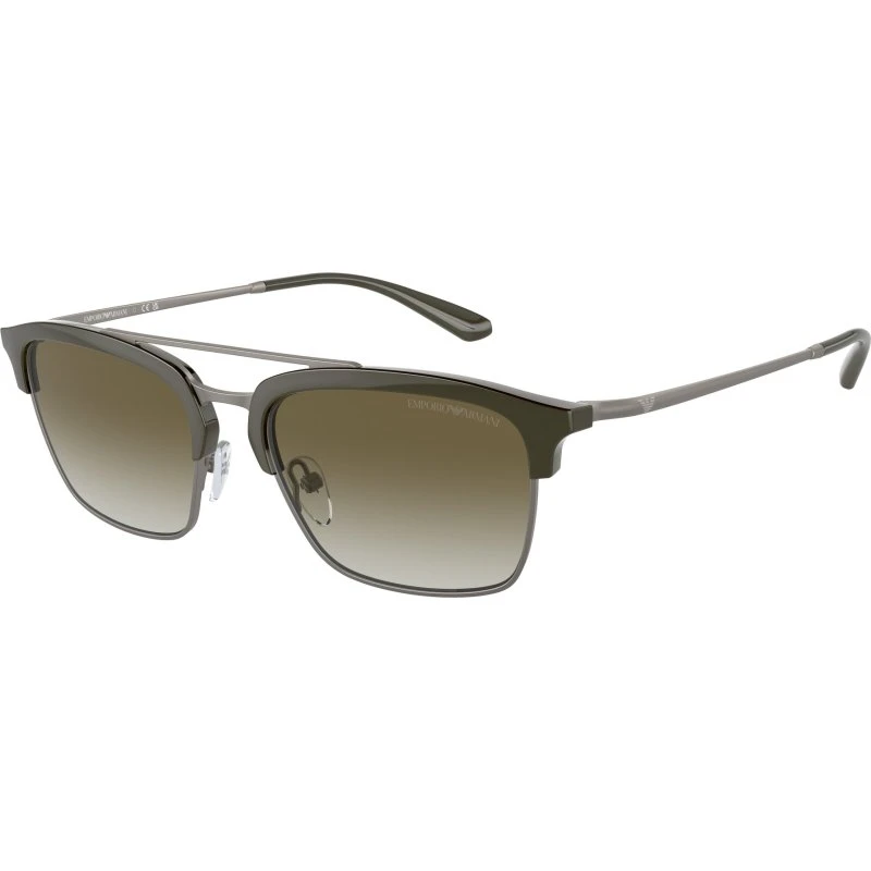 Emporio Armani EA4228 Lunettes de soleil Pilote Vert pour Homme