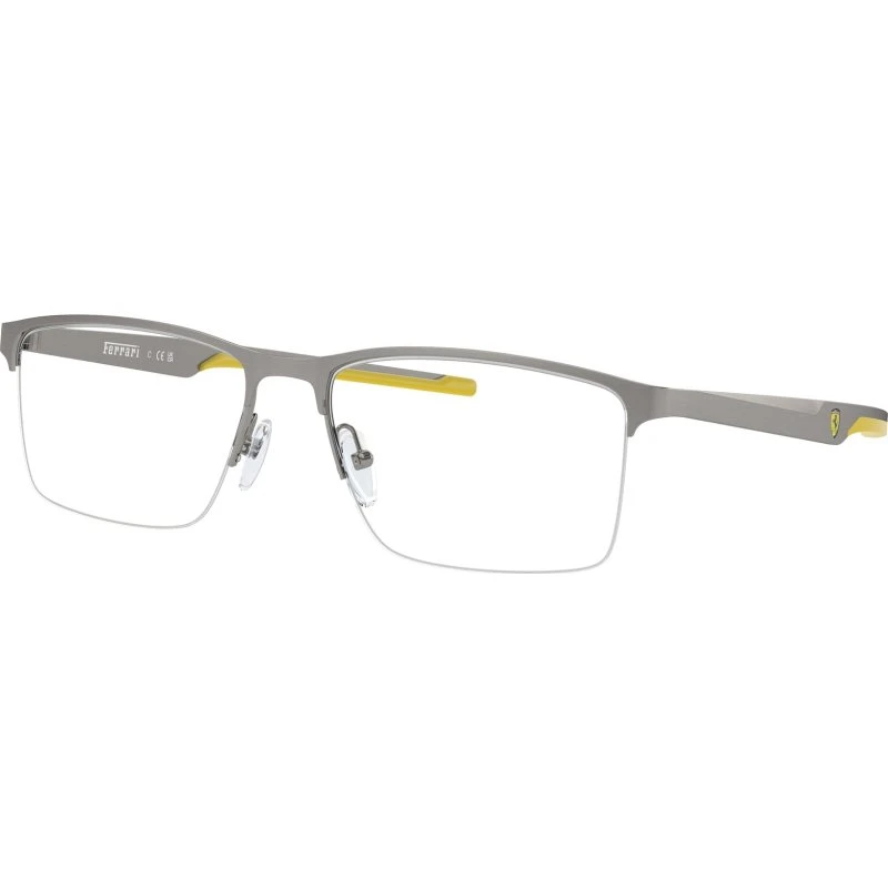 Ferrari Scuderia FZ7003 Homme - Lunettes Optiques Métal Gris Carré