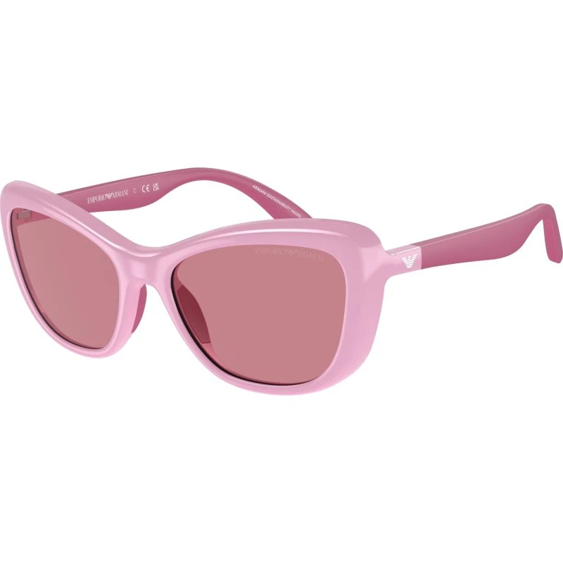 Emporio Armani Enfant EK4004 Lunettes de Soleil Papillon Rose Violet