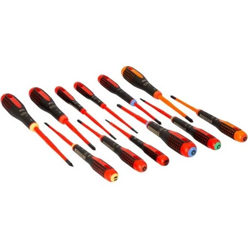 BAHCO ERGO™ Jeu de tournevis Slim isolés VDE 12 pcs