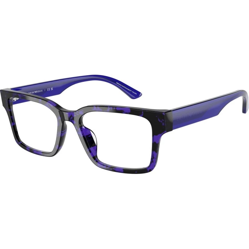 Emporio Armani EA3245U 6183 Lunettes Optiques Carrées Violettes Femme