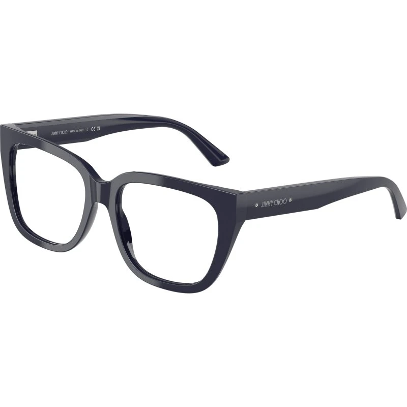 Jimmy Choo JC3019B Montures Optiques Carrées en Acétate Bleu