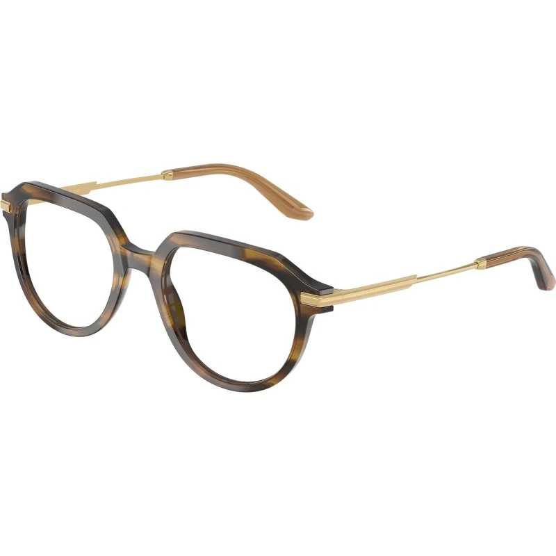 Dolce & Gabbana DG3402 Montures Optiques Pantos Marron Transparent