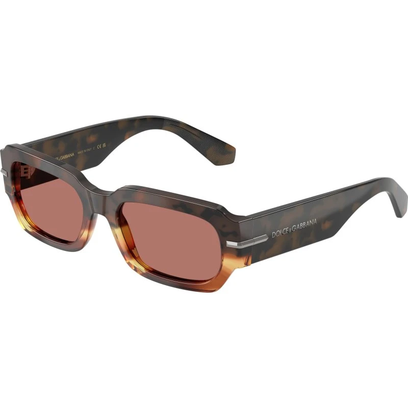 Dolce & Gabbana DG4485 Lunettes de soleil Carrées Marron Bordeaux