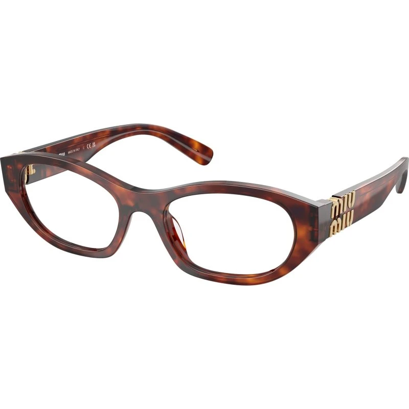 Miu Miu MU 03WV 21C1O1 - Montures Optiques Géométriques Havana