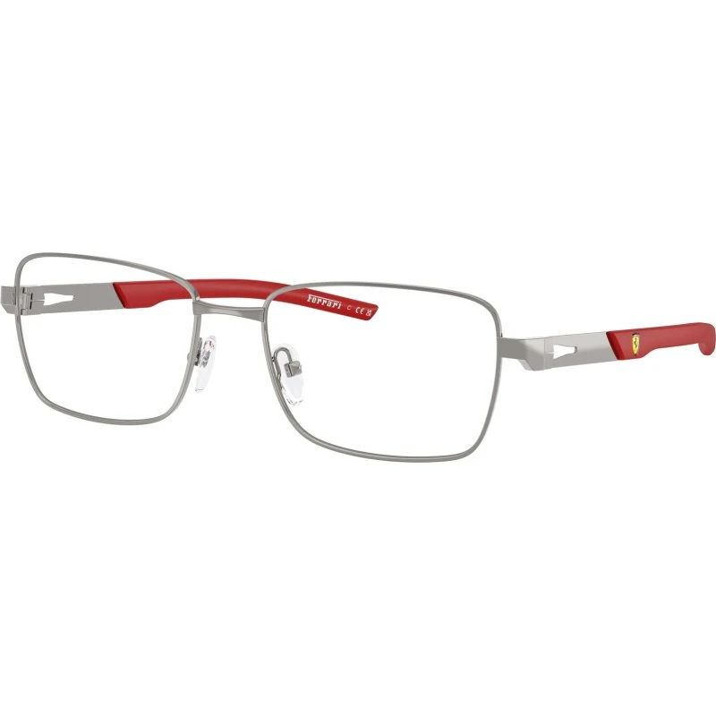 Ferrari Scuderia FZ7010 Homme - Monture Optique Métal Carrée Grise