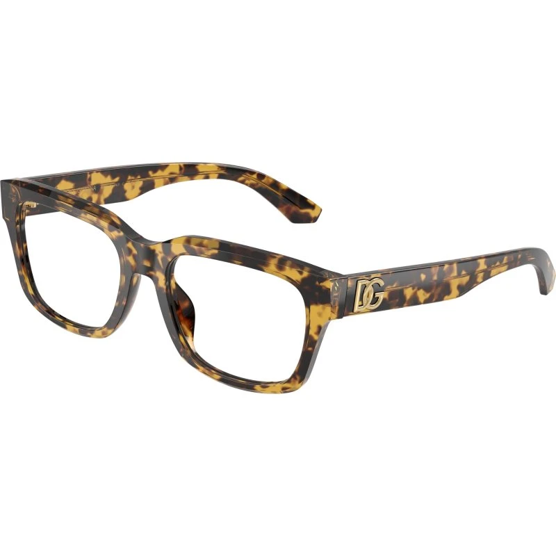 Dolce & Gabbana DG3416 3330 Lunettes Optiques Carrées en Acétate Écaille