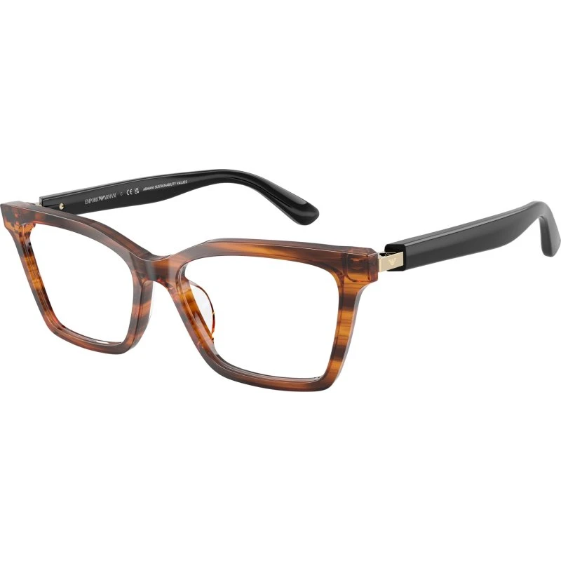 Emporio Armani EA3261U 6268 - Lunettes Optiques Papillon Jaunes