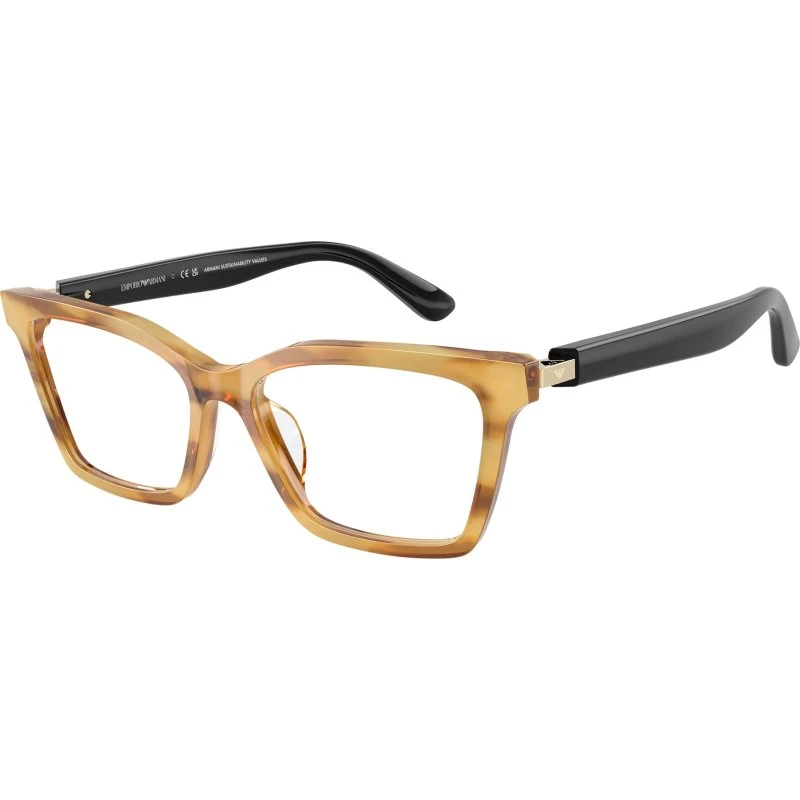 Emporio Armani EA3261U 6269 - Lunettes Optiques Papillon Jaunes