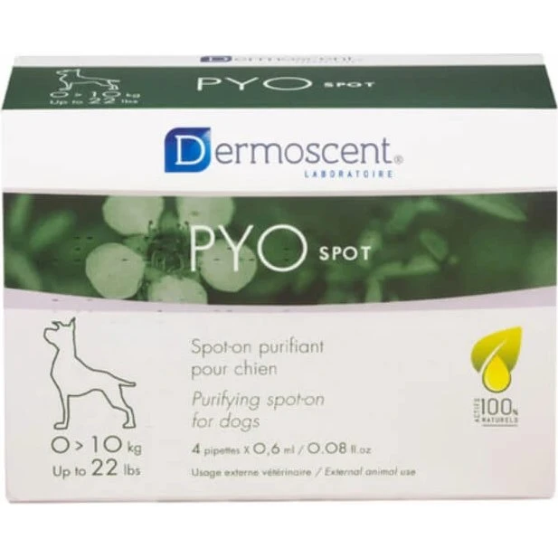 Dermoscent Pyo Spot Caine 0-10kg - 4 Pipettes