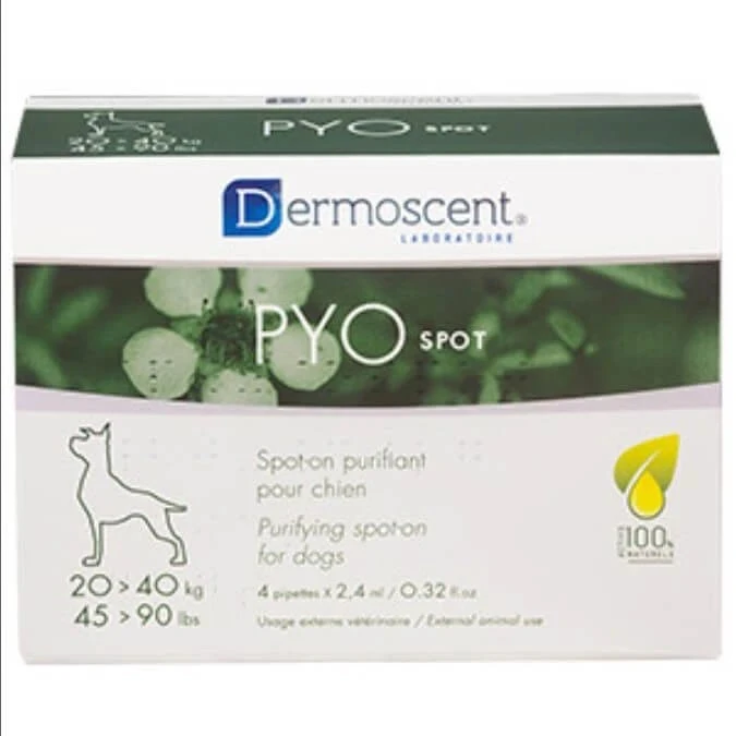 Dermoscent Pyo Spot Caine 20-40 kg - 4 pipettes