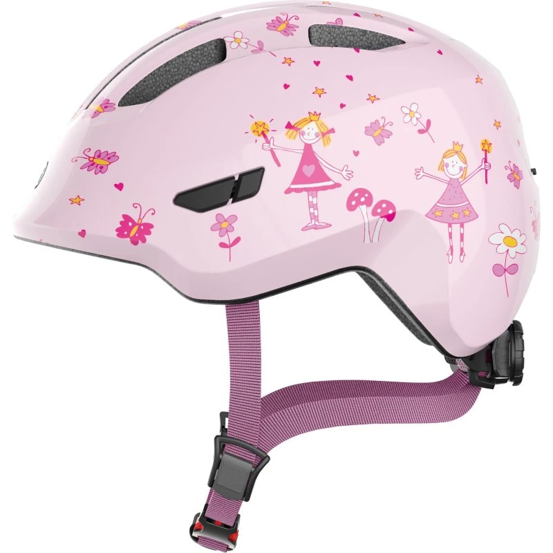 Abus Smiley 3.0 Casque Vélo Enfant Rose Princesse - Taille M