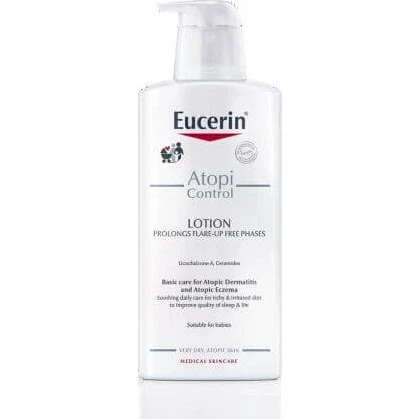 Eucerin AtopiControl Lotion Corporelle Apaisante, 400 ml