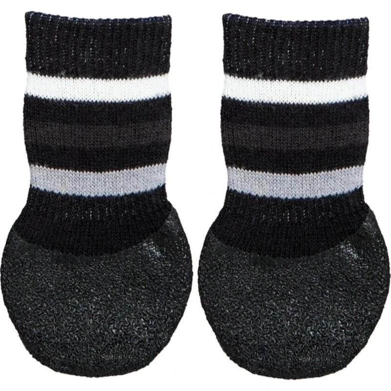 TRIXIE Chaussettes Antidérapantes pour Chien, Silicone, L-XL