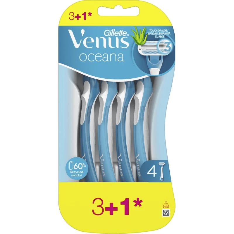 Gillette Venus Oceana Rasoirs Jetables 4 Pièces