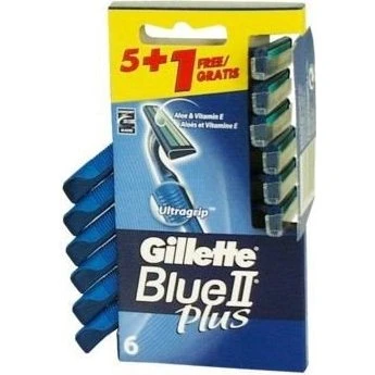 Gillette Blue II Plus Rasoirs Jetables 6 Unités